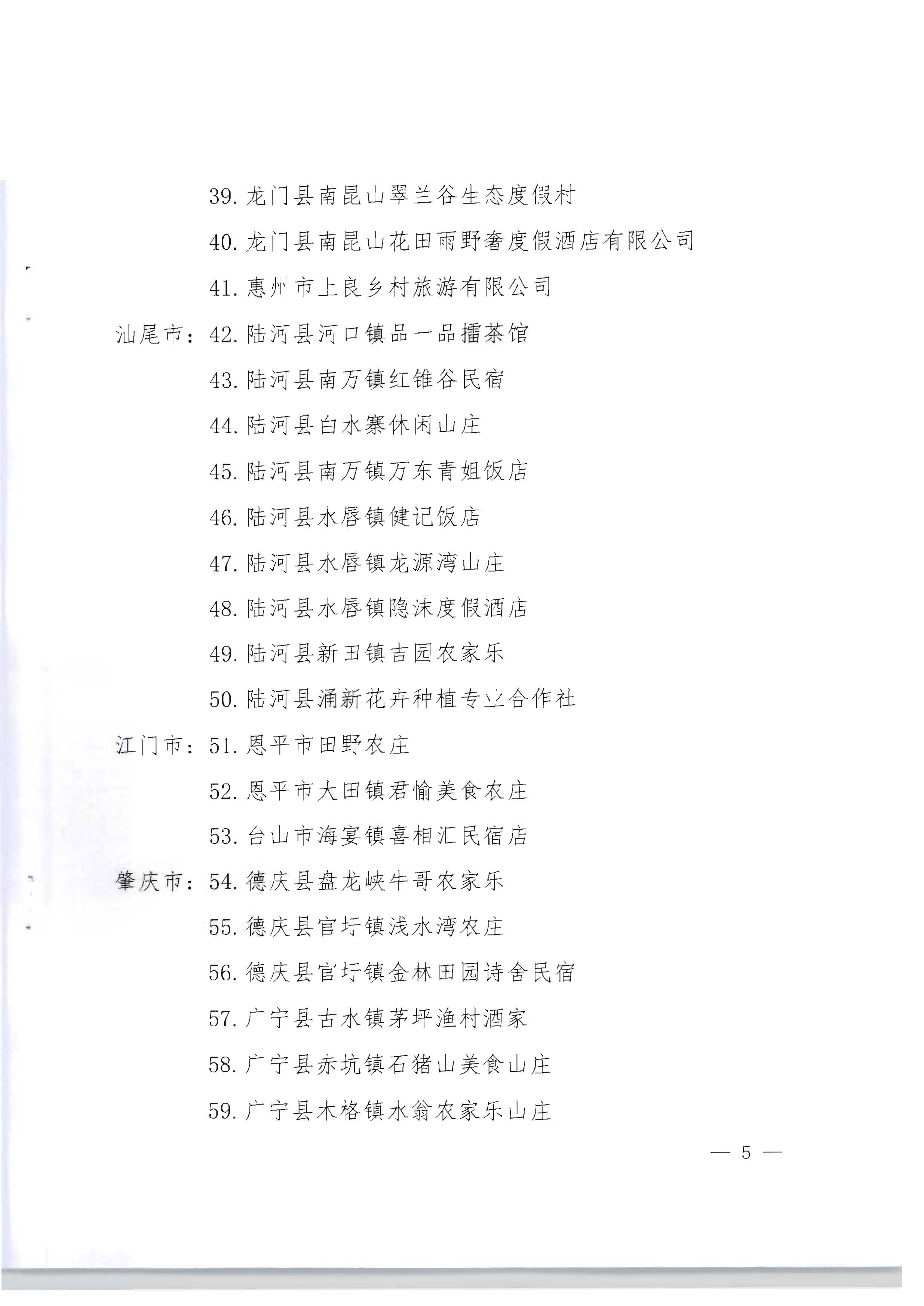 1.广东省林业局 广东省文化和旅游厅关于公布第一批南粤森林人家名单的通知_页面_5.jpg