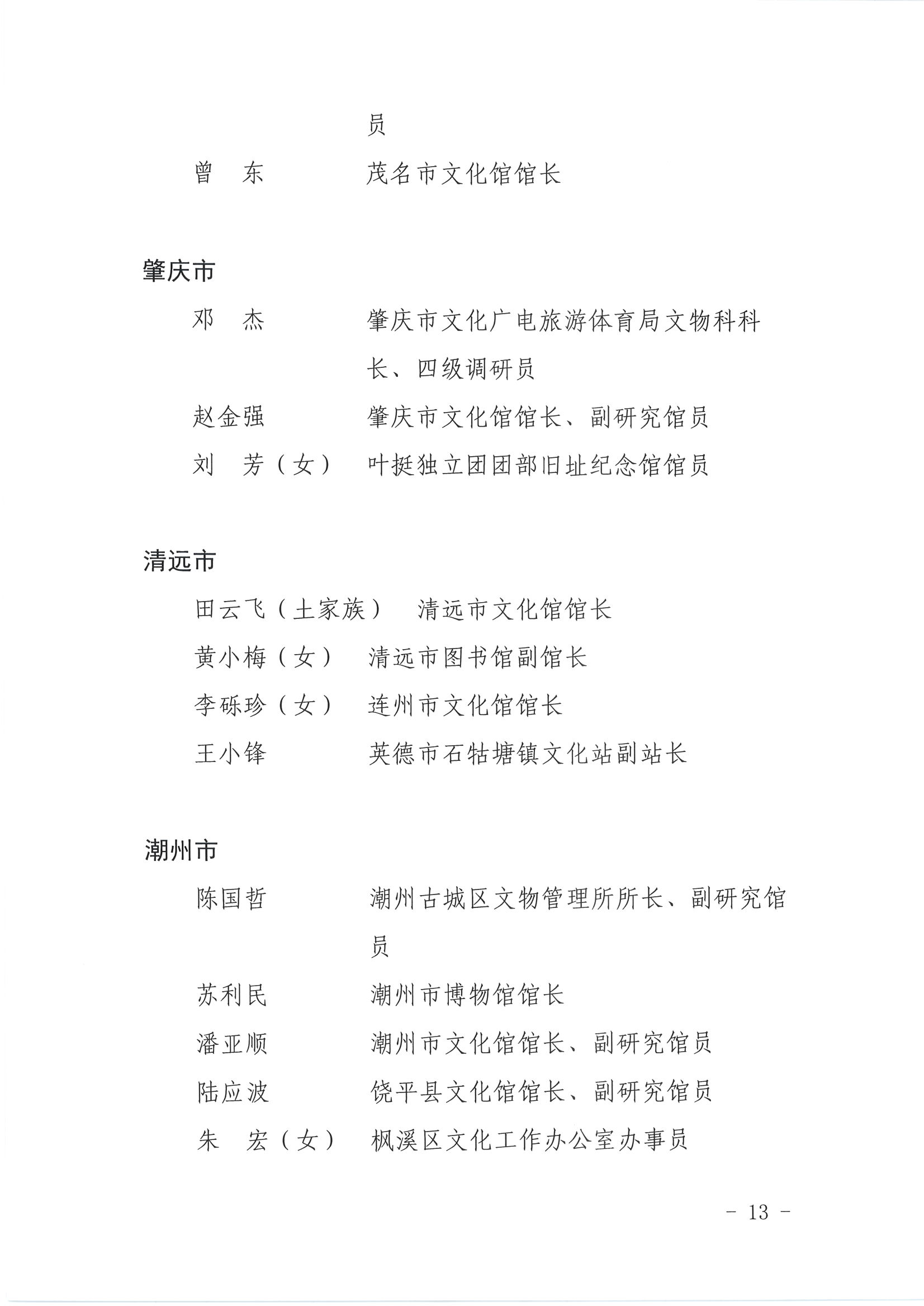 广东省人力资源和社会保障厅 广东省文化和旅游厅关于表彰广东省文化和旅游工作先进集体和先进个人的决定_页面_13.jpg